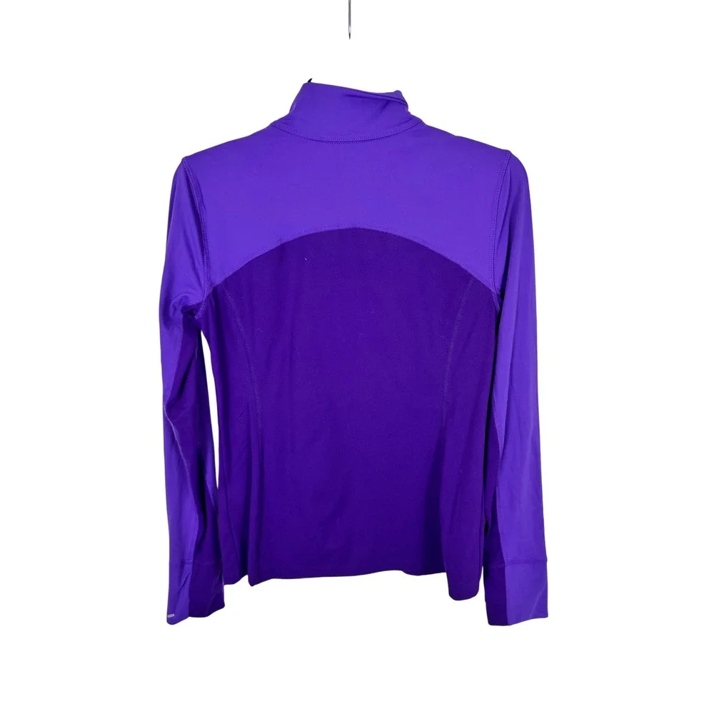 Ideology Jacket XS Purple Full‎ Zip Athletic Running Track Activewear
